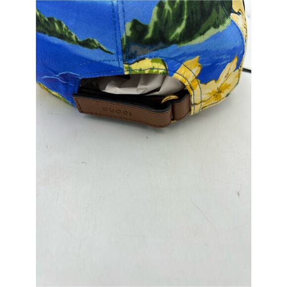 Unisex Gucci, Hawaii print baseball cap size small adjustable made in Italy main image 8
